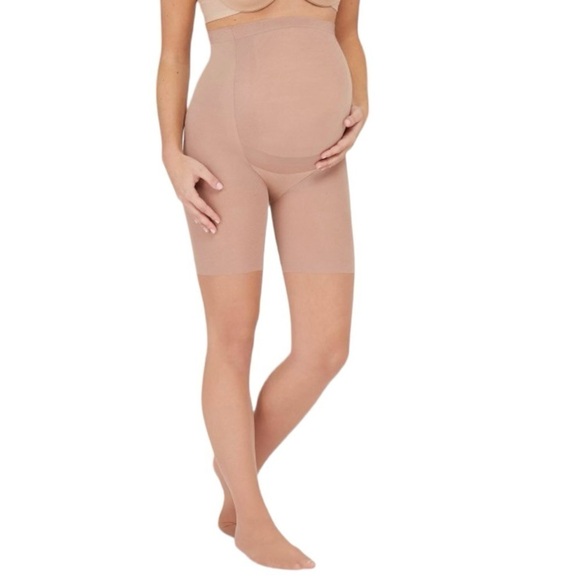 Assets by SPANX NEW Maternity Full Length Panty Hose Nude Size 1 - Picture 1 of 5